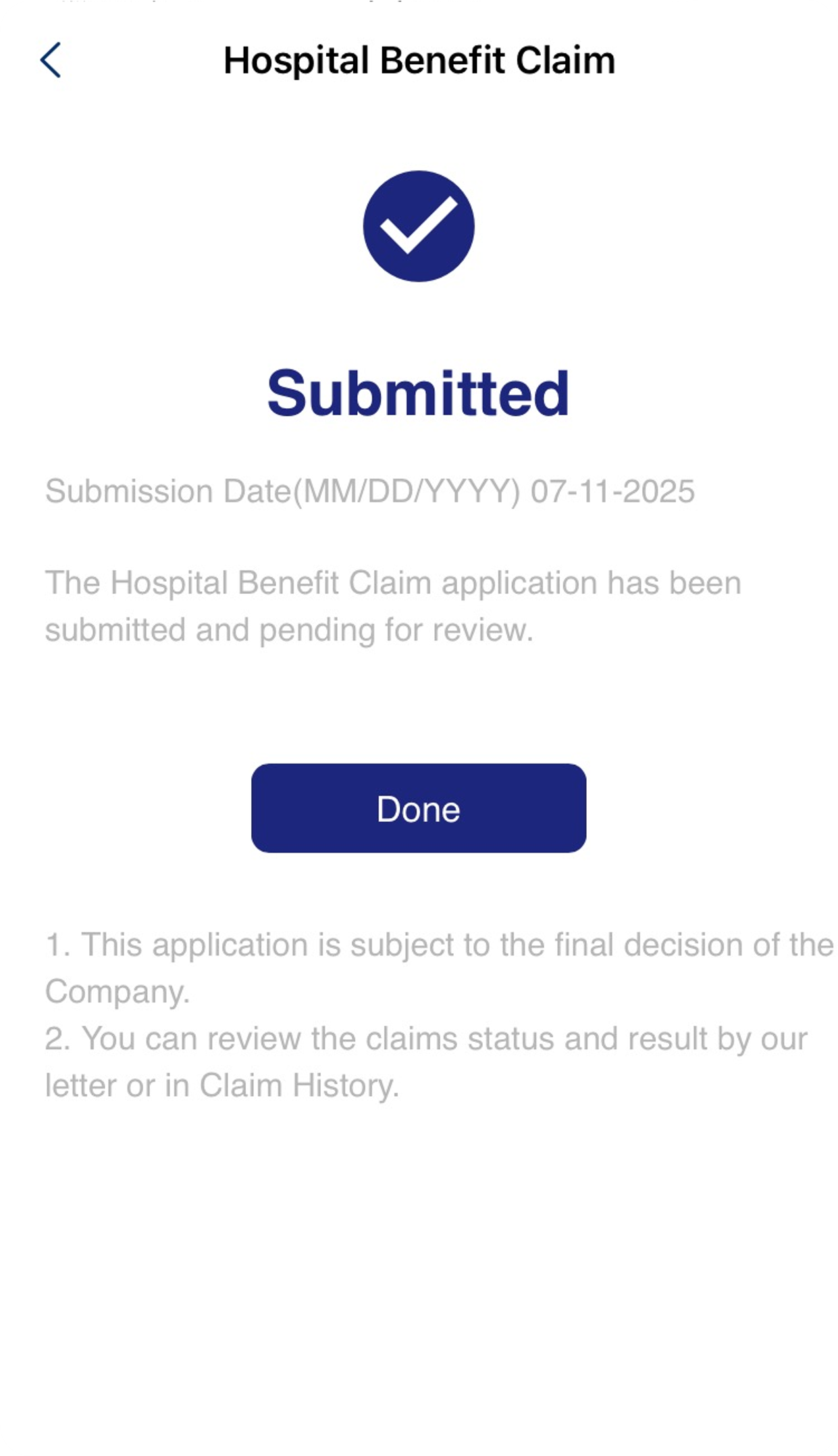 Submit Your Claim