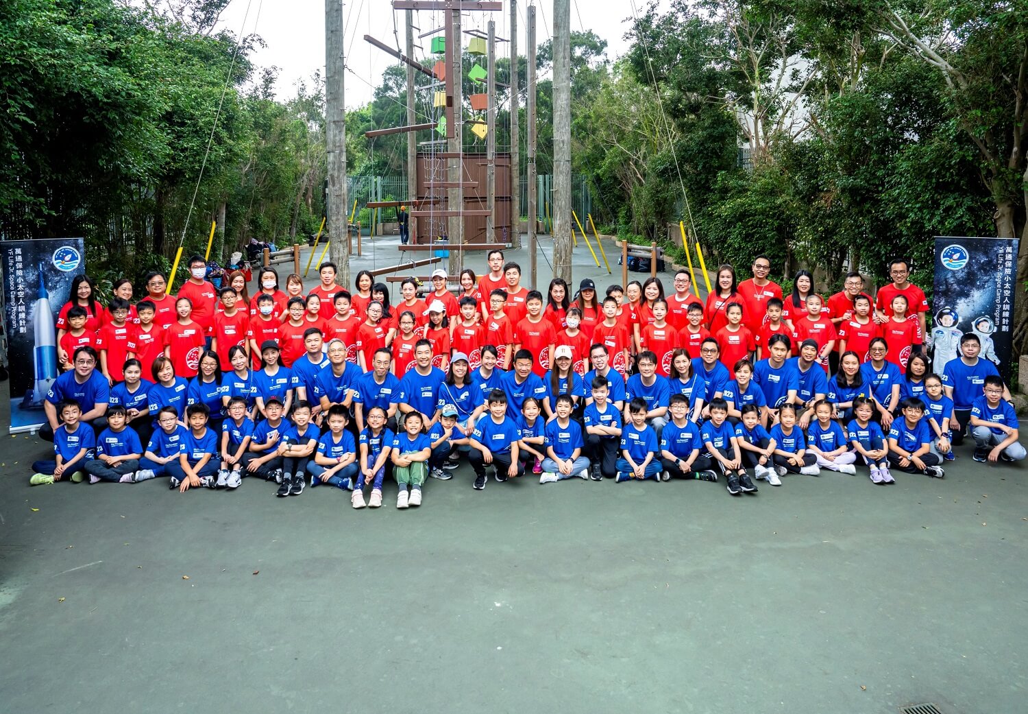 The 50 shortlisted candidates attended a day of adventure-based physical training held at Noah’s Ark Hong Kong.