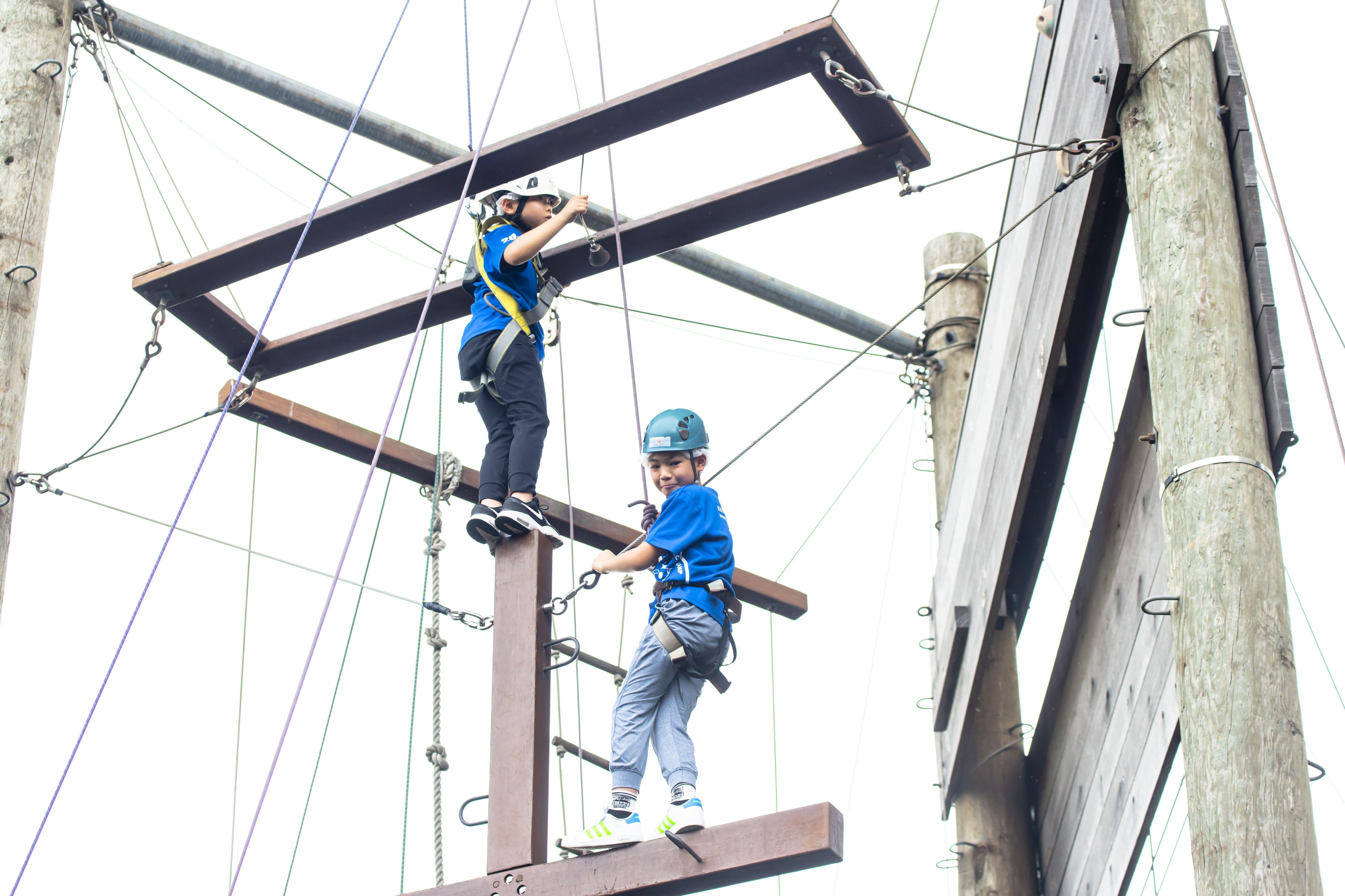 The 50 shortlisted candidates attended a day of adventure-based physical training held at Noah’s Ark Hong Kong.