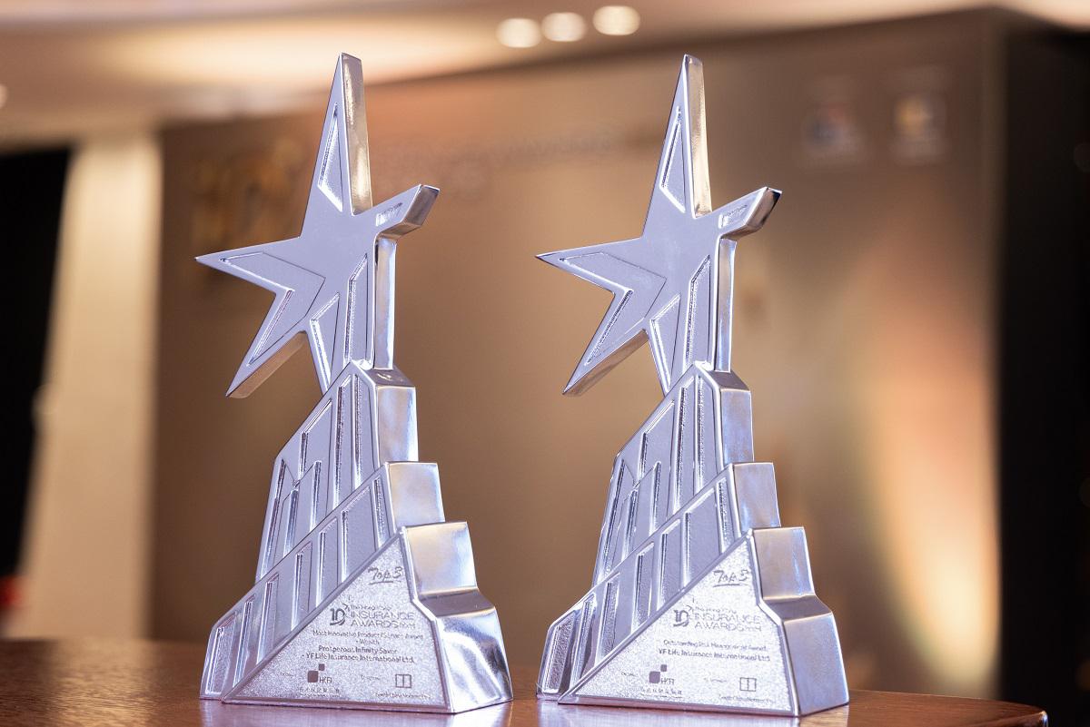 YF Life Proudly Claimed the Most Innovative Product/Service Award (Top 3) and Outstanding Risk Management Award (Top 3) at The Hong Kong Insurance Awards 2024.
