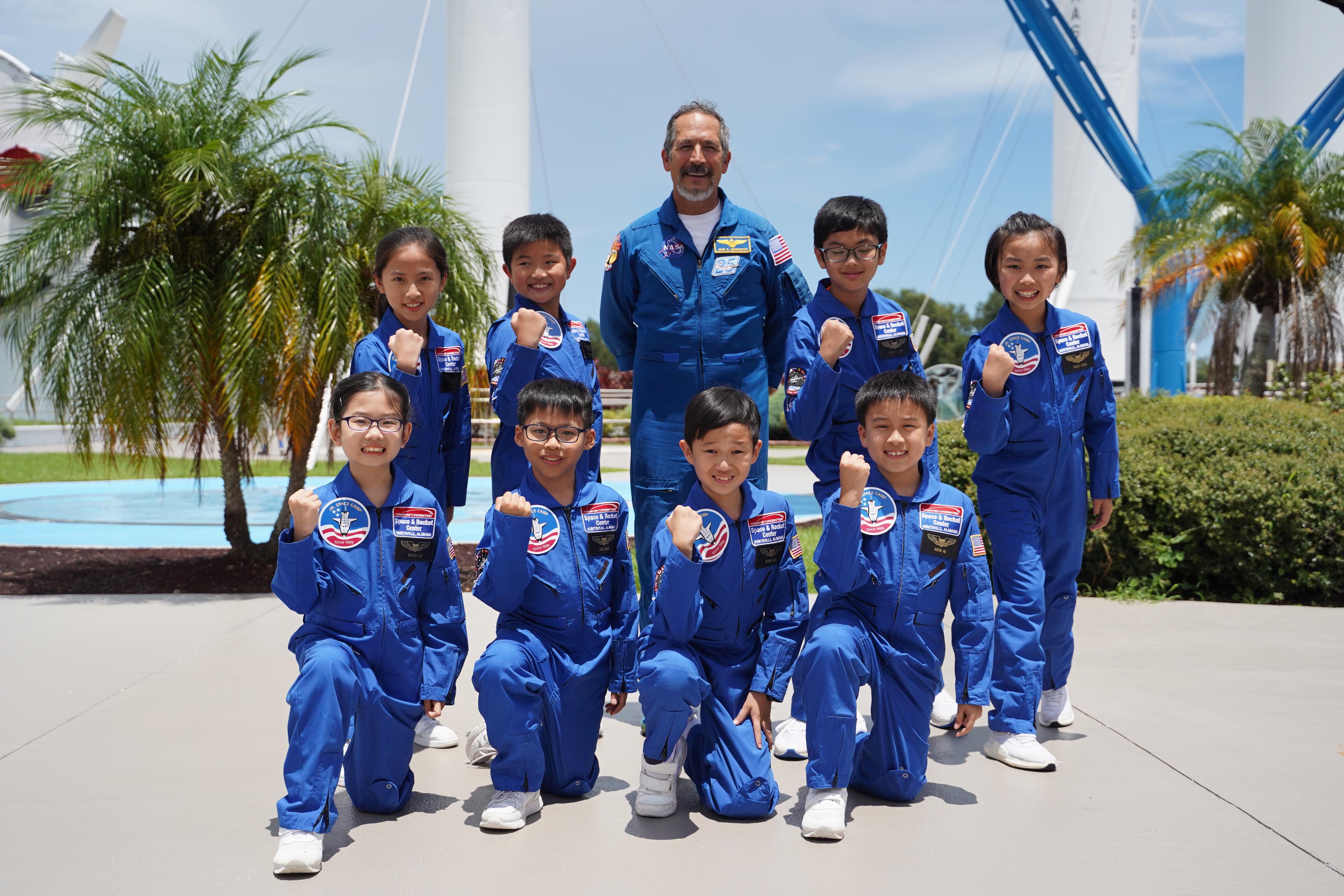 During the trip, the eight Jr. Astronauts had the opportunity to understand more about astronauts working in space from real-life astronaut John Herrington, who flew on a number of space missions.